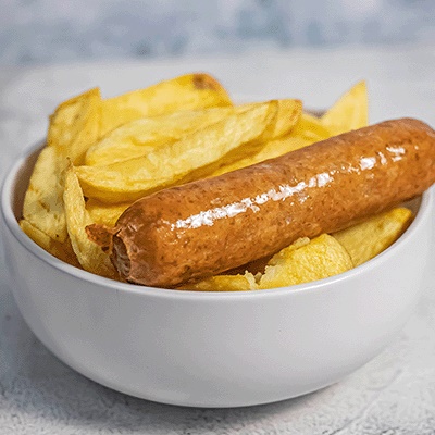 Kids Small Sausage & Chips